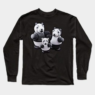 The panda family Long Sleeve T-Shirt